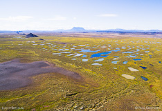 Lakes and mountains in Modrudalsoraefi, captured with a camera drone by Paul Oostveen
