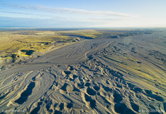 Skeiðarársandur in Iceland, close to Skeiðarárjökull. Aerial photo captured with a camera drone (Phantom) by Paul Oostveen.