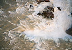 Urriðafoss (Urridafoss) waterfall in Iceland. Long exposure aerial photo captured with a camera drone (Phantom) with aid of a PolarPro ND64 filter. Photographer: Paul Oostveen.