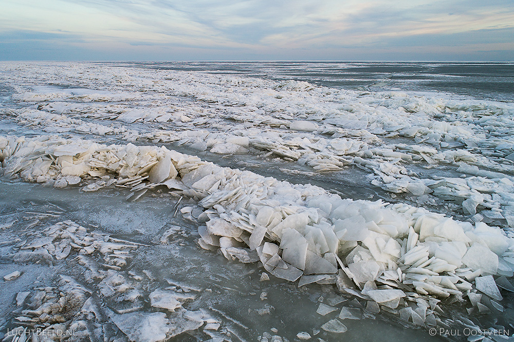 Ice shove in Markermeer