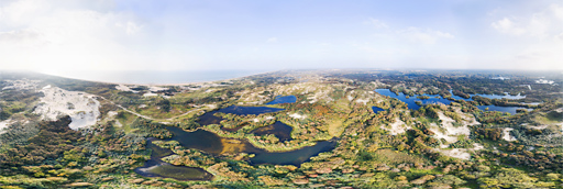 De duinen van Meijendel - 360 graden drone panorama captured by Paul Oostveen with camera drone