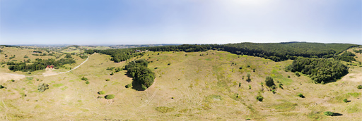 Countryside in oblast Chernivtsi in Ukraine - 360 graden drone panorama captured by Paul Oostveen with camera drone