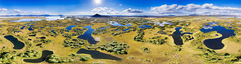 Hidden Lakes near Myvatn