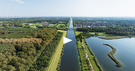 Video Hoge Vaart met Vaartsluisbos en Noorderplassen in Almere