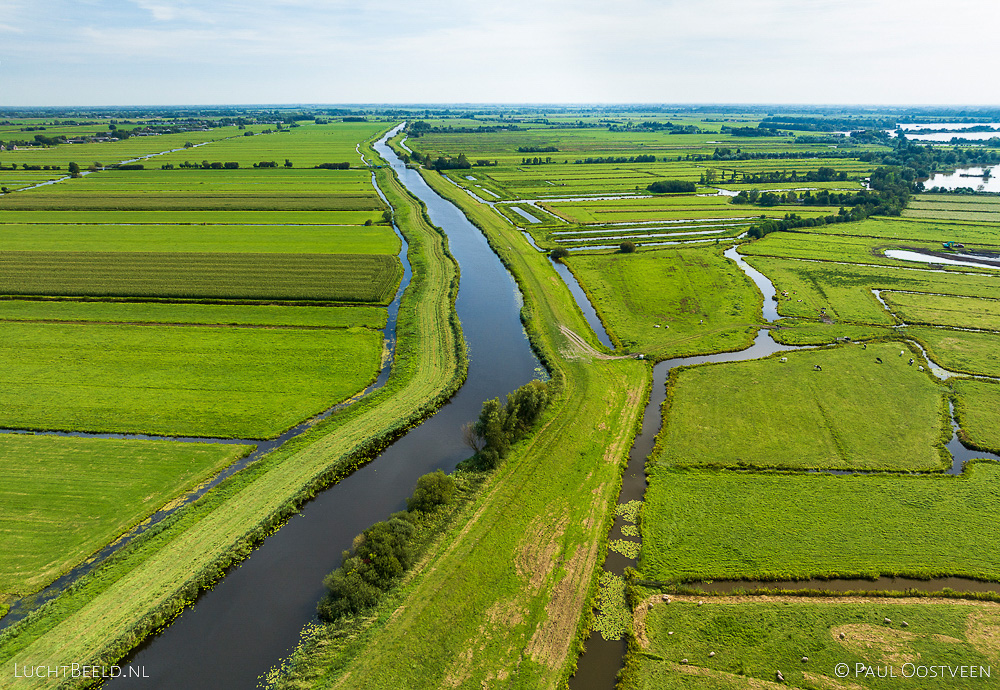 Enkele Wiericke tussen Polders Sluipwijk en Lange Weide in Bodegraven-Reeuwijk (Groene Hart)